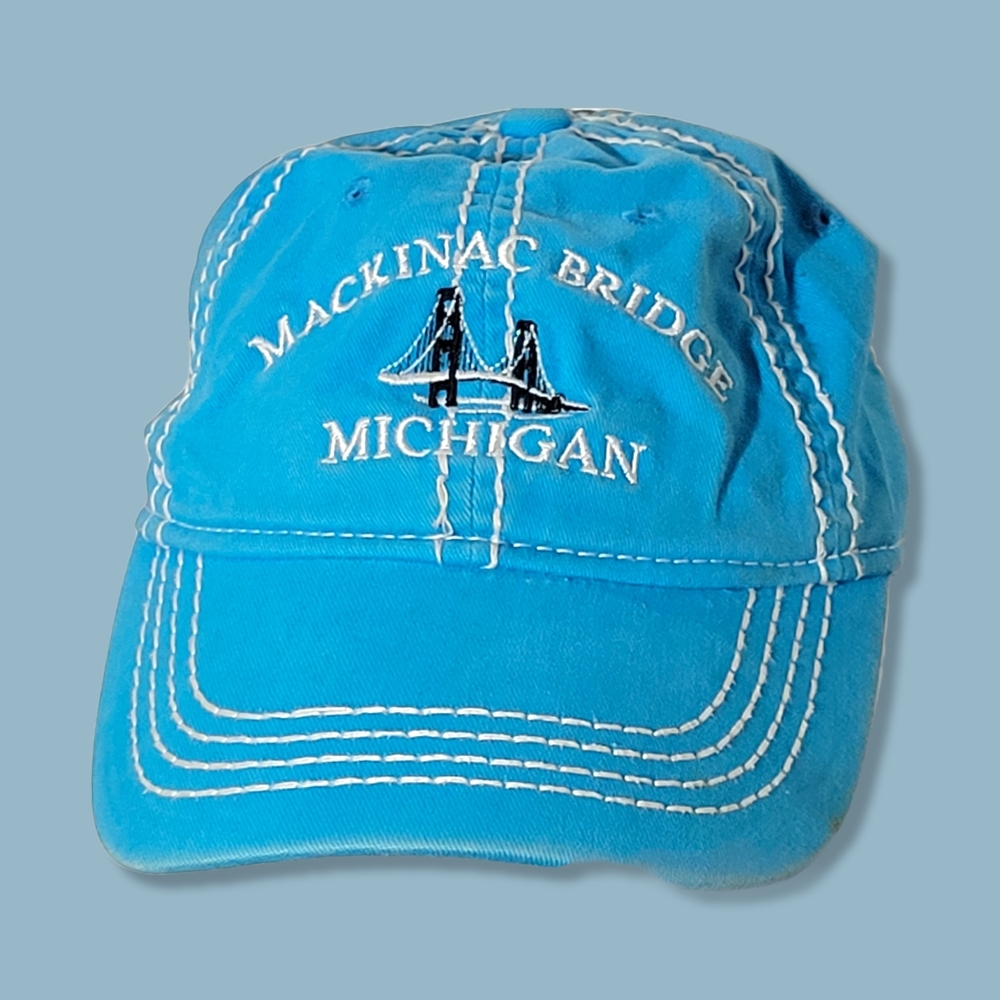 Kid's Adjustable Baseball Cap - Mackinac Bridge